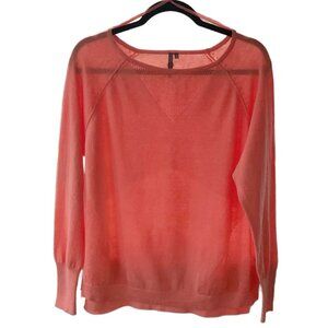 NWOT Sweaty Betty Boatneck Sweater Sweatshirt Lightweight Coral Women's …